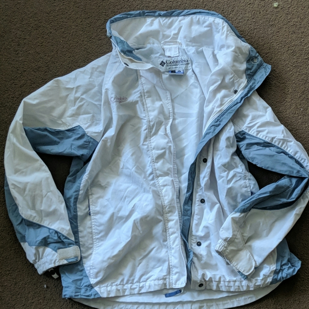 Columbia women's size XL white jacket